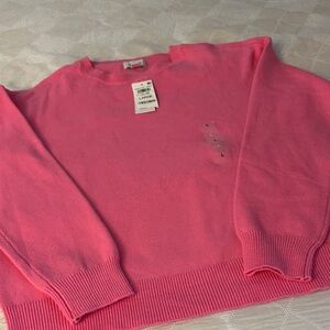 On 34th Women's Pink Sweater